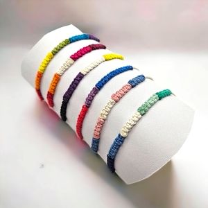 Pride bracelets Odorless Hemp Handmade